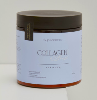 КОЛЛАГЕН БУСТ | Collagen BOOST — премиальный говяжий коллаген с витамином С и гиалуроновой кислотой